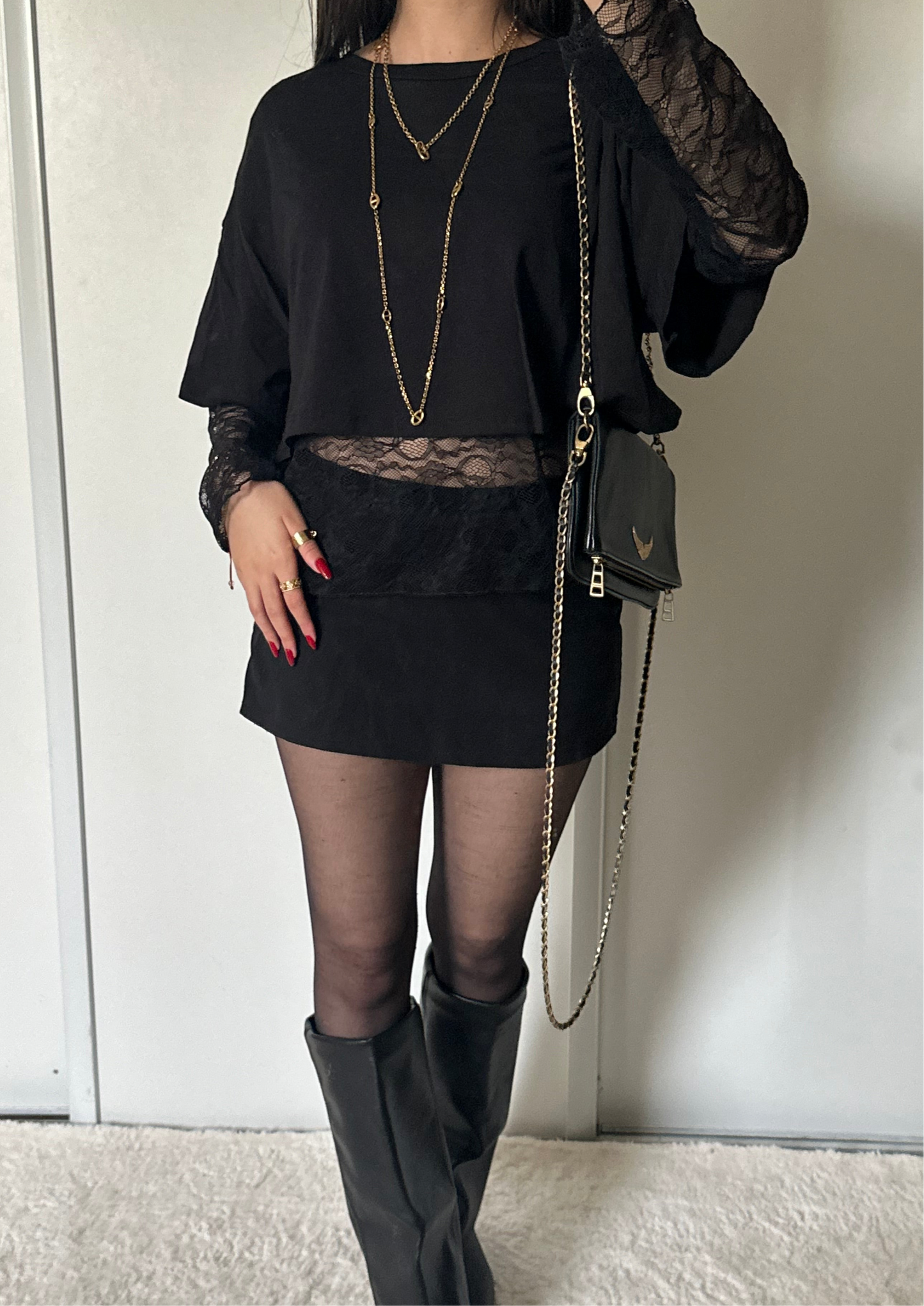 Top Lacie - Noir