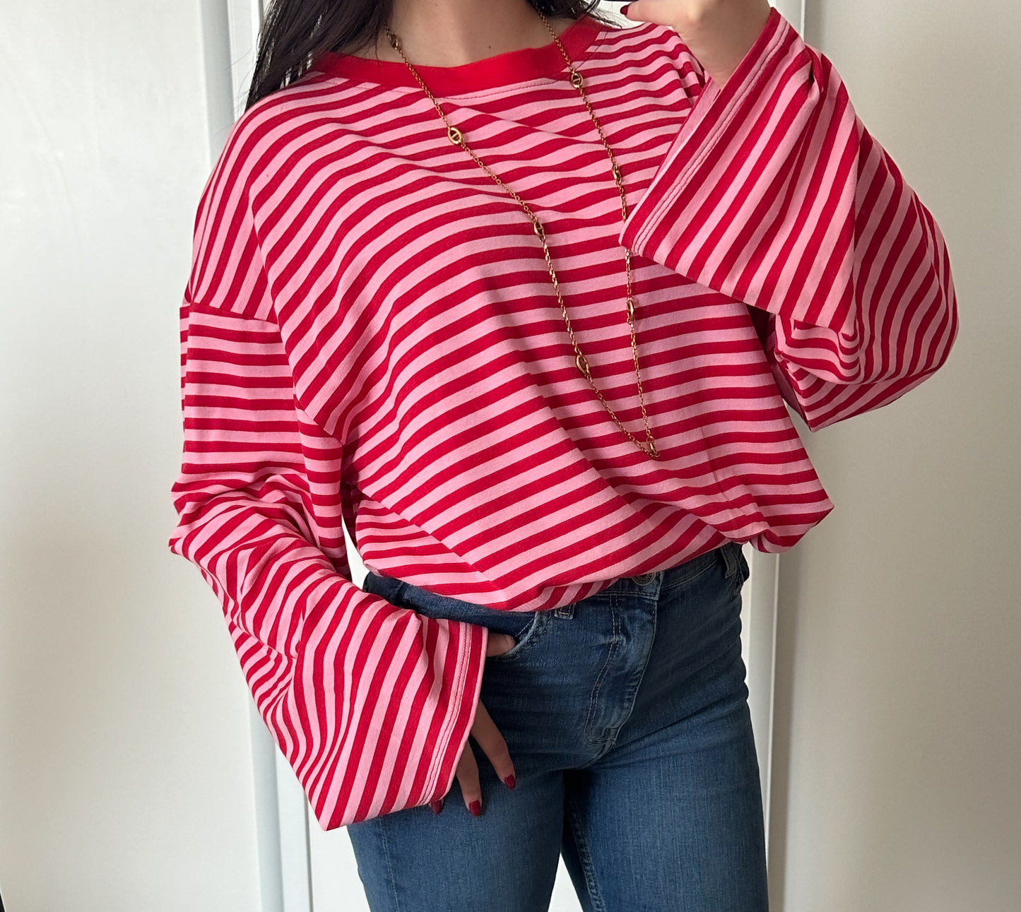 T-shirt Lola rouge/rose