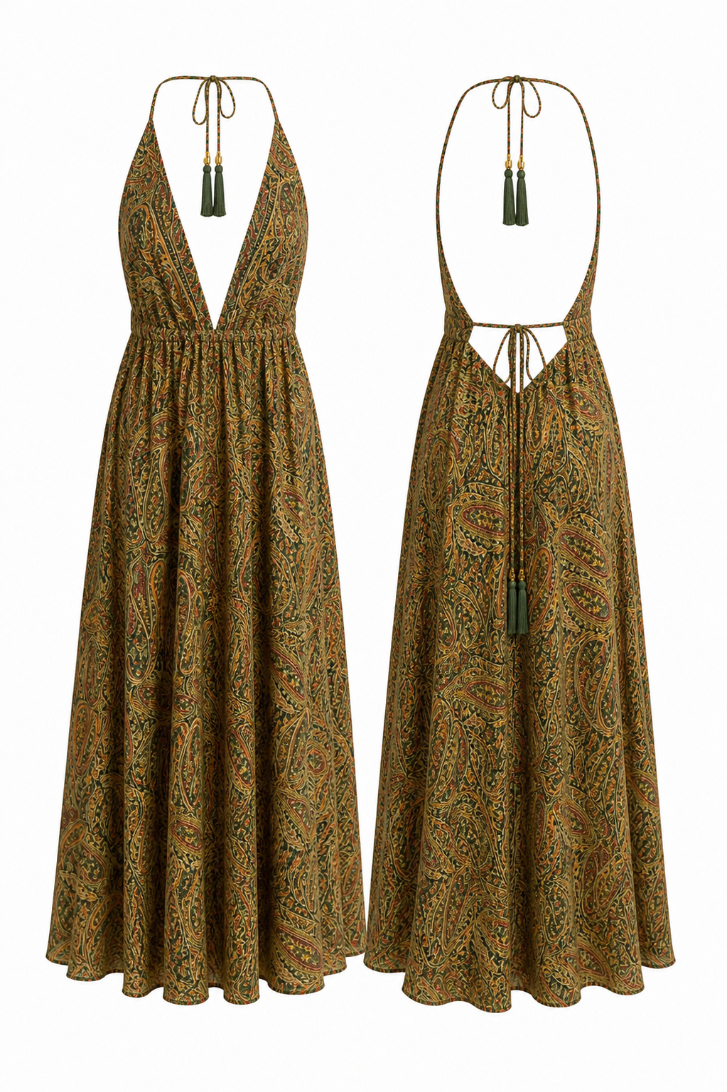 Maia Dress - Khaki