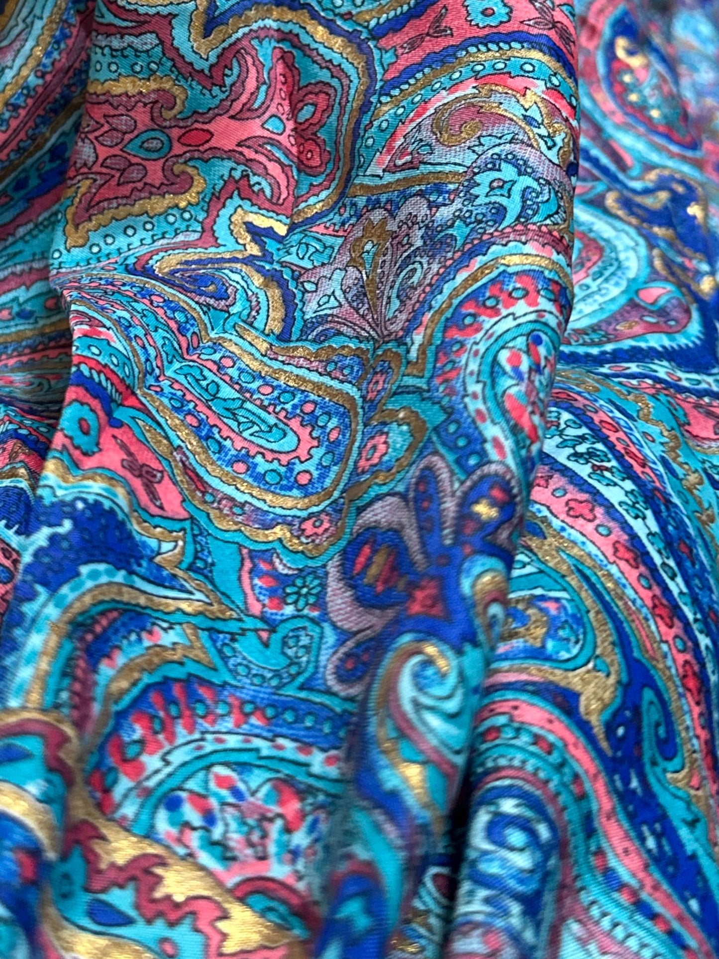 Robe Maia - Turquoise / Rose