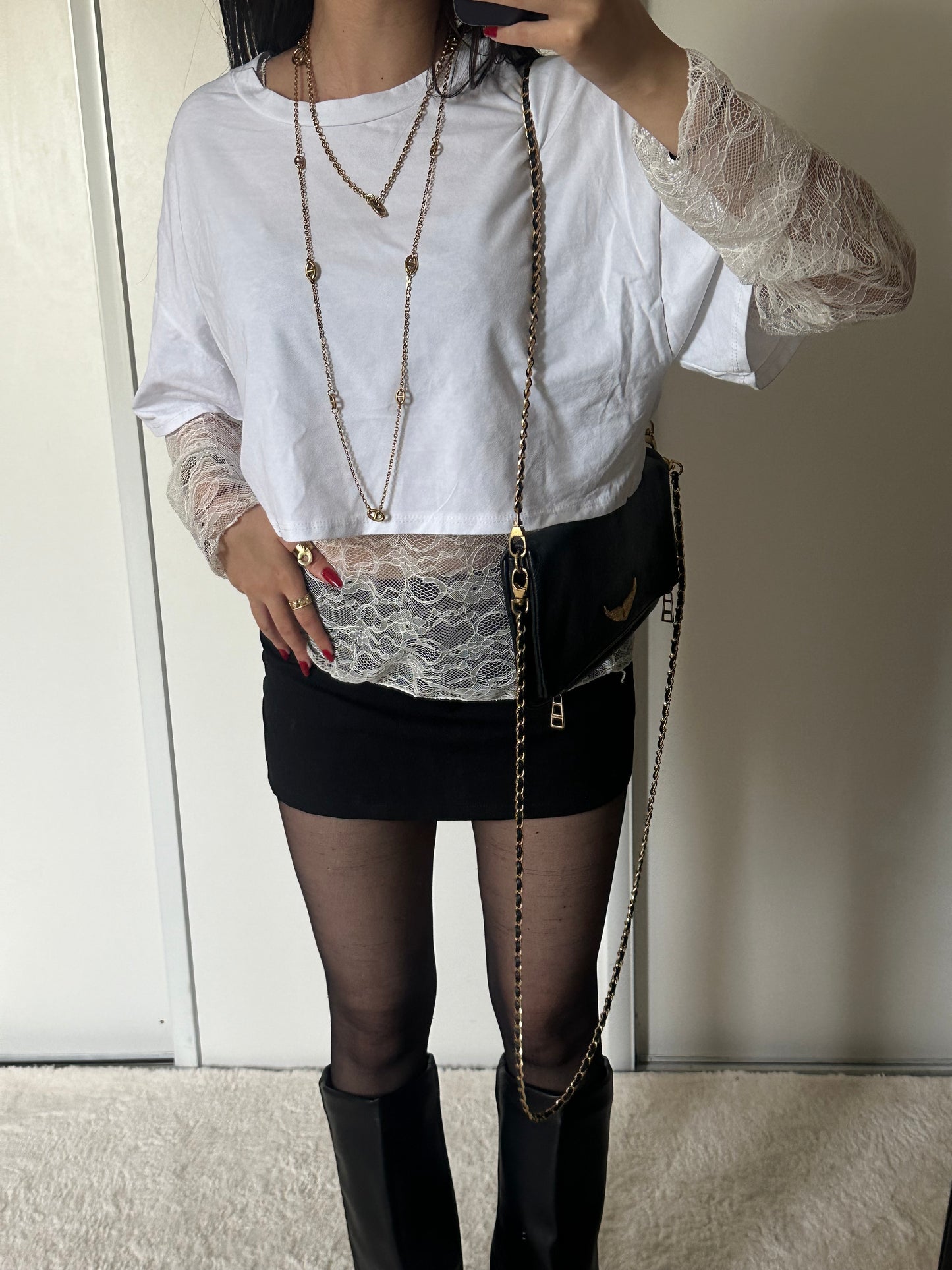 Top Lacie - Blanc