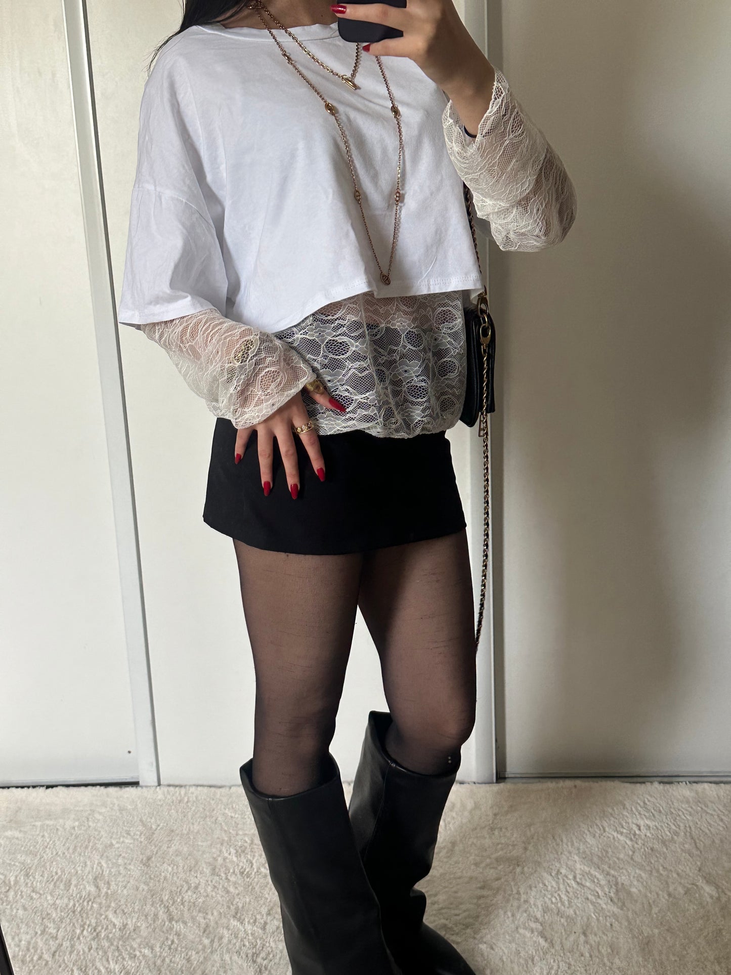Top Lacie - Blanc