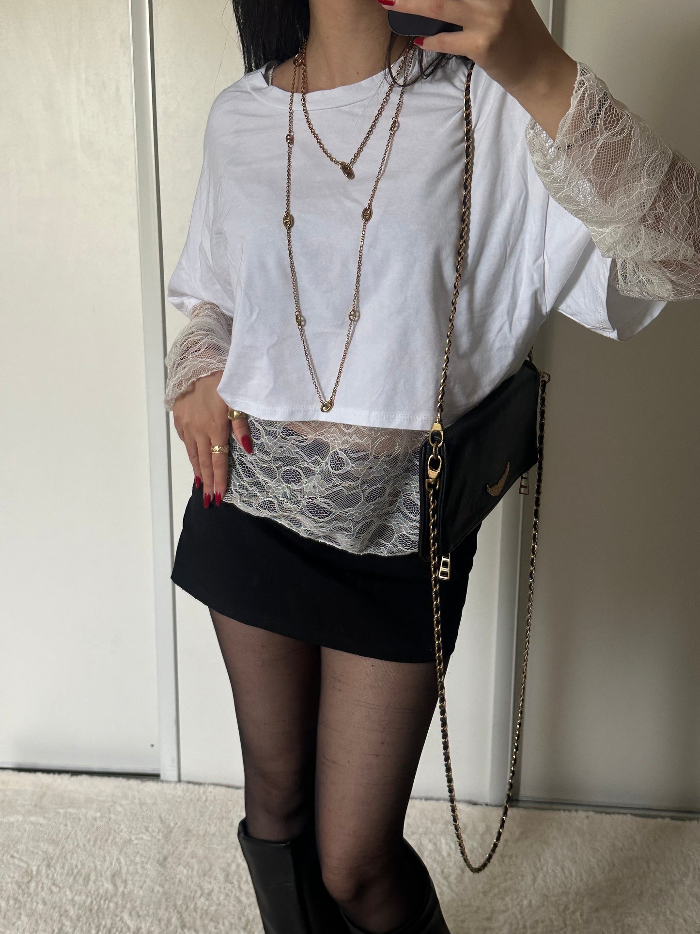 Top Lacie - Blanc
