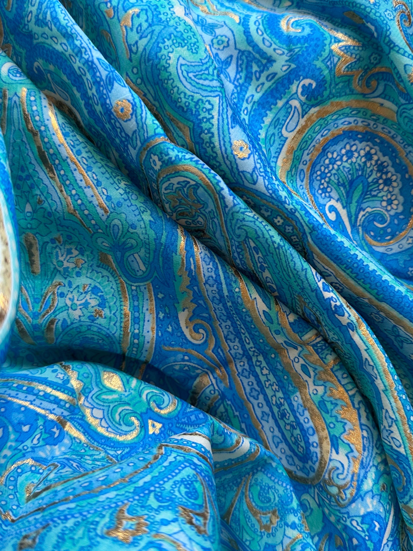 Bohemian dress - 2 shades of blue