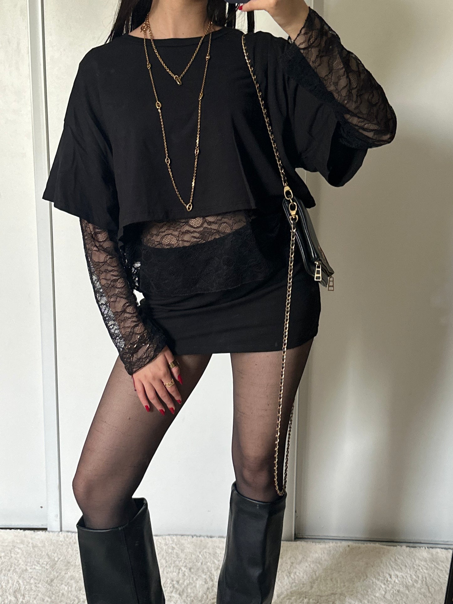 Top Lacie - Noir
