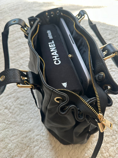Stockholm L Bag - Grained Black