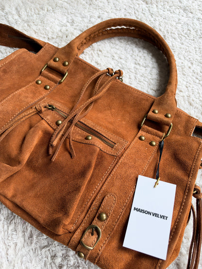 Sac City L - Camel suede