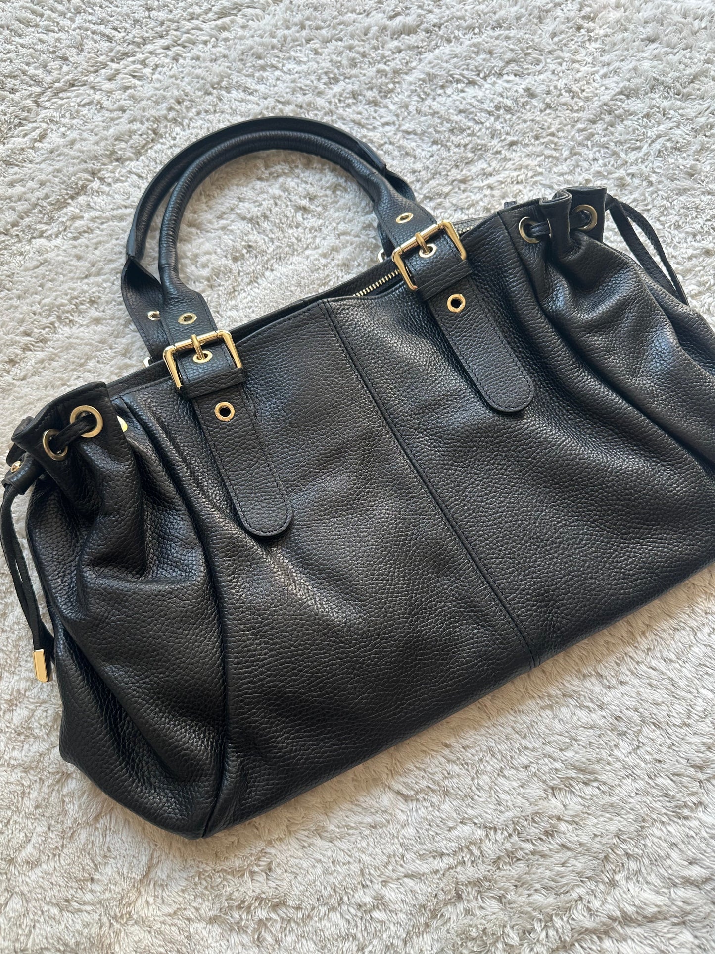 Stockholm L Bag - Grained Black