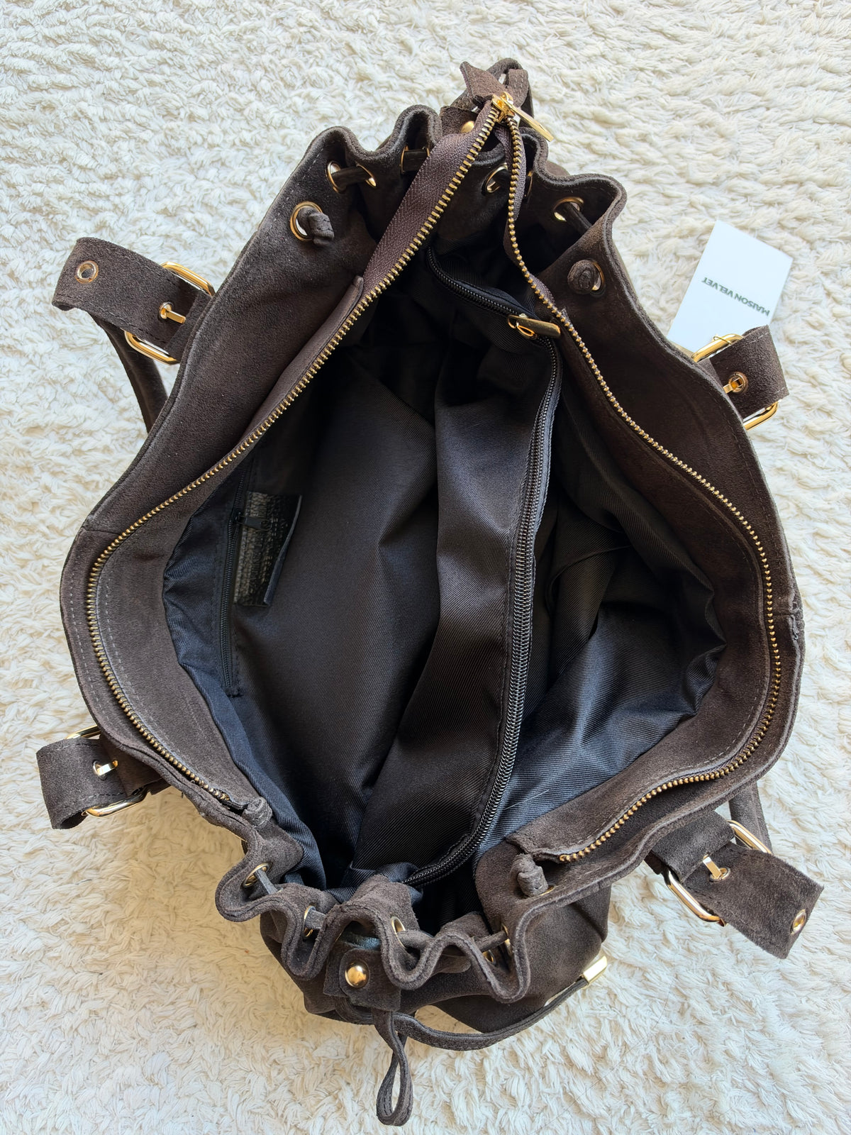 Sac Stockholm L - Marron noisette