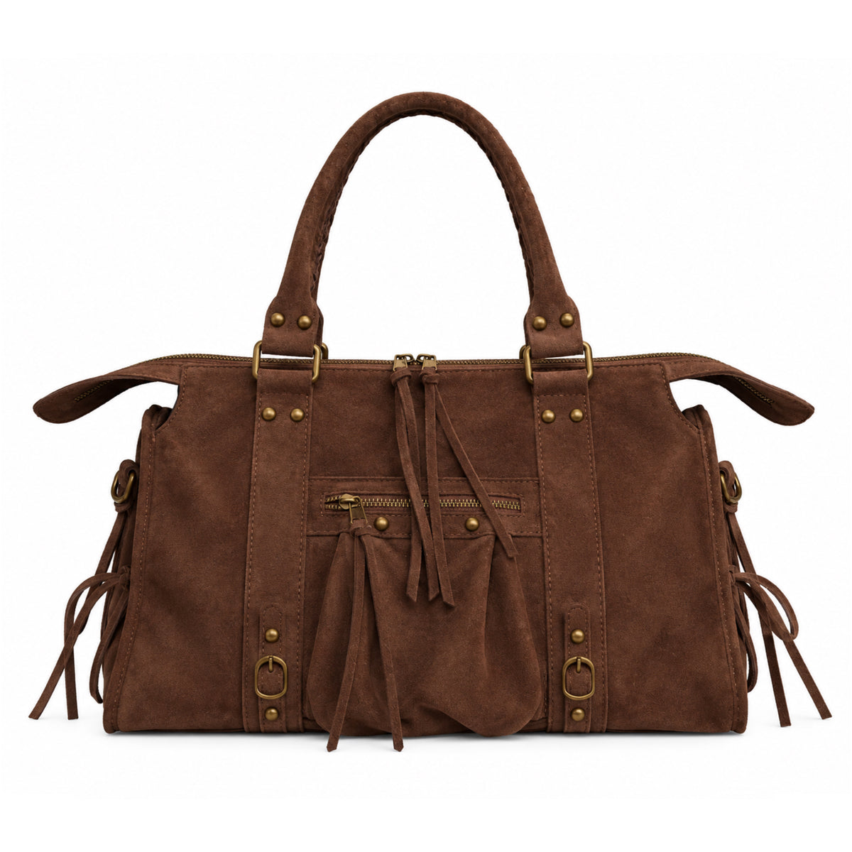 Sac City L - brown suede