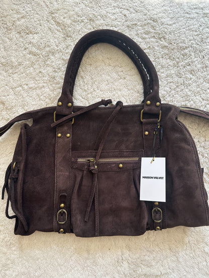 Sac City L - Chocolate Suede