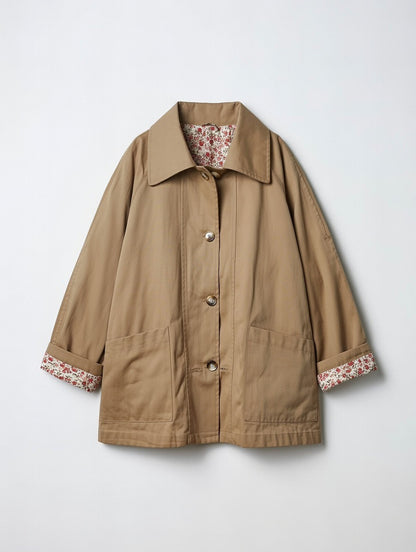 Beige denim jacket