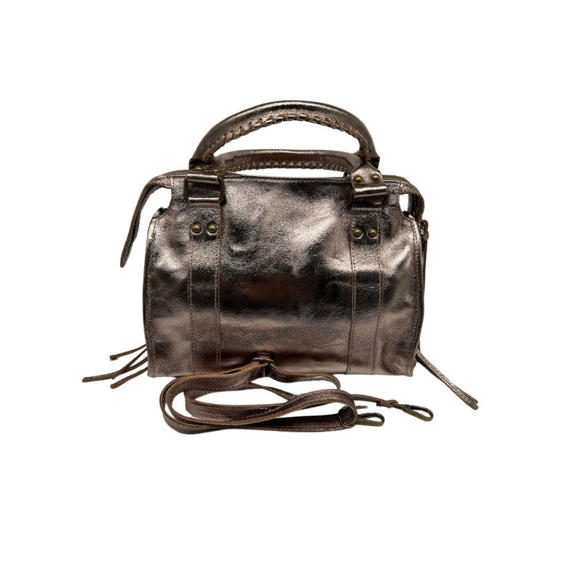 Iridescent Leather Bag - Medium