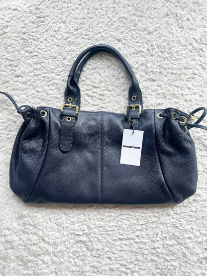 Sac Stockholm L - Bleu marine grainé