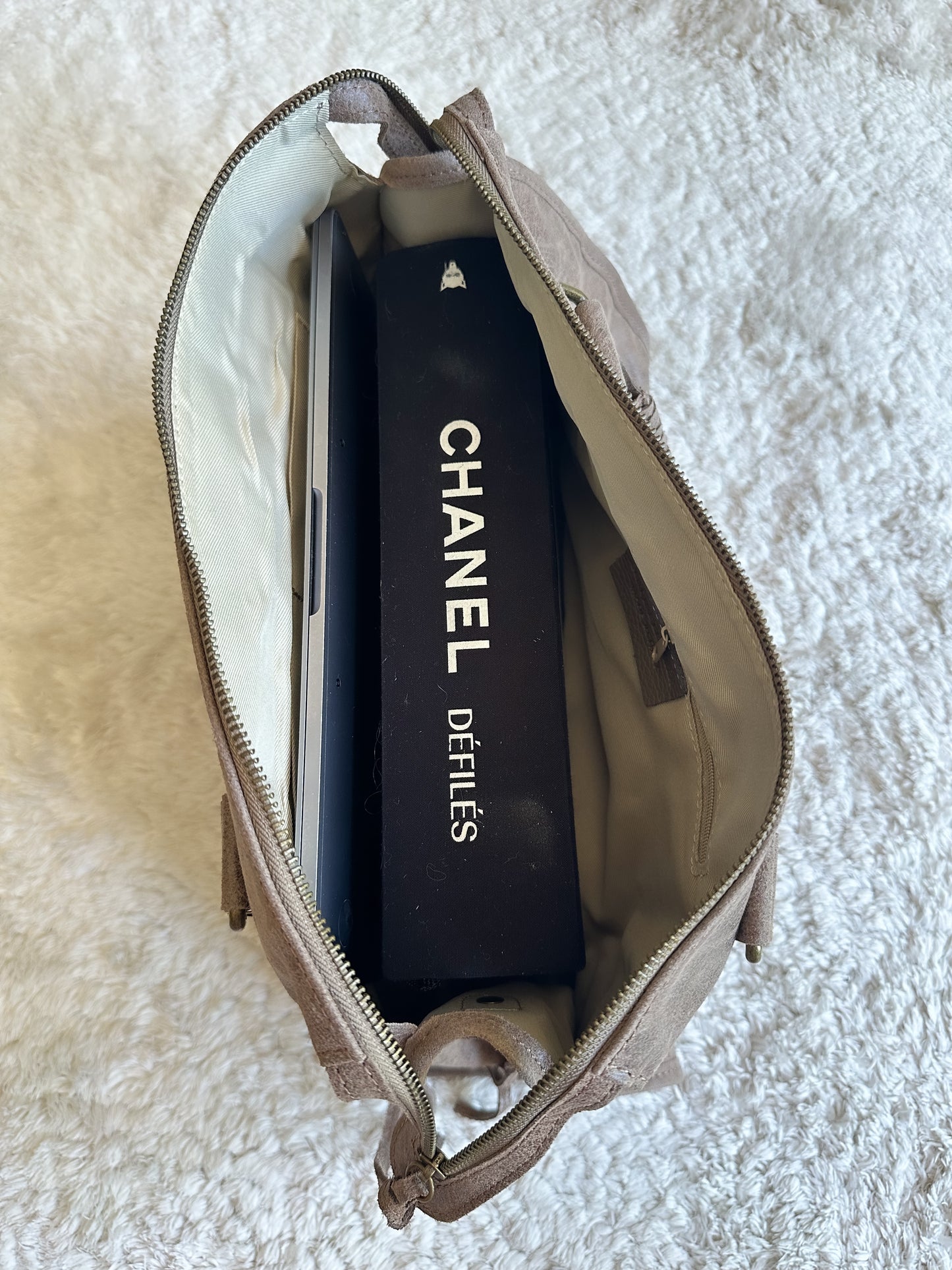 City bag L - taupe