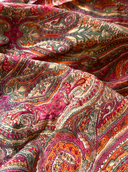 Bohemian dress - Orange/pink