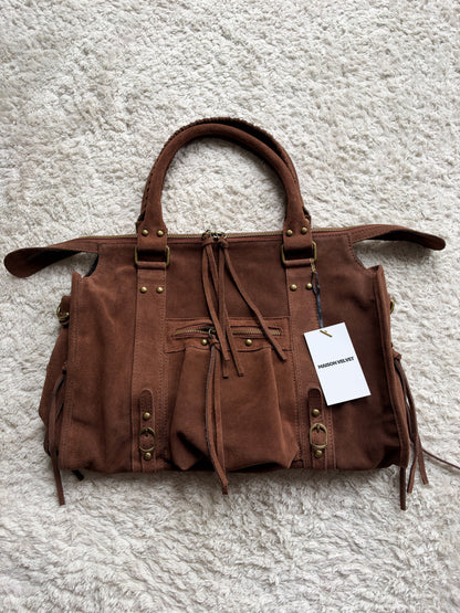 Sac City L - brown suede
