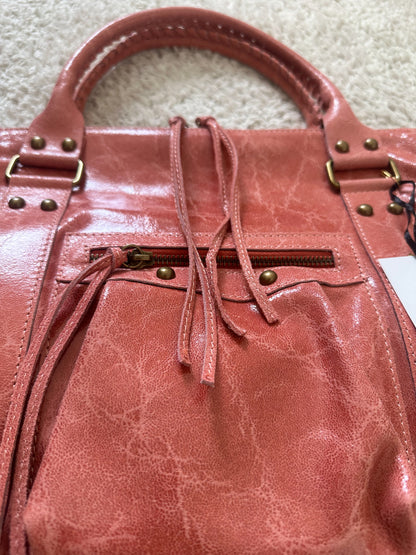 Édition limitée: Sac city L glossy - corail