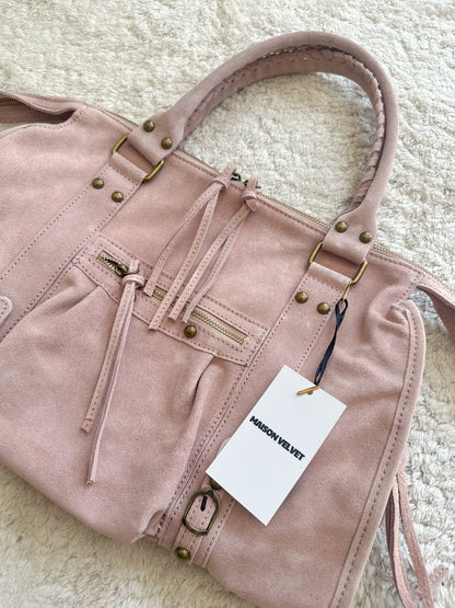 Tas City L - Roze suède