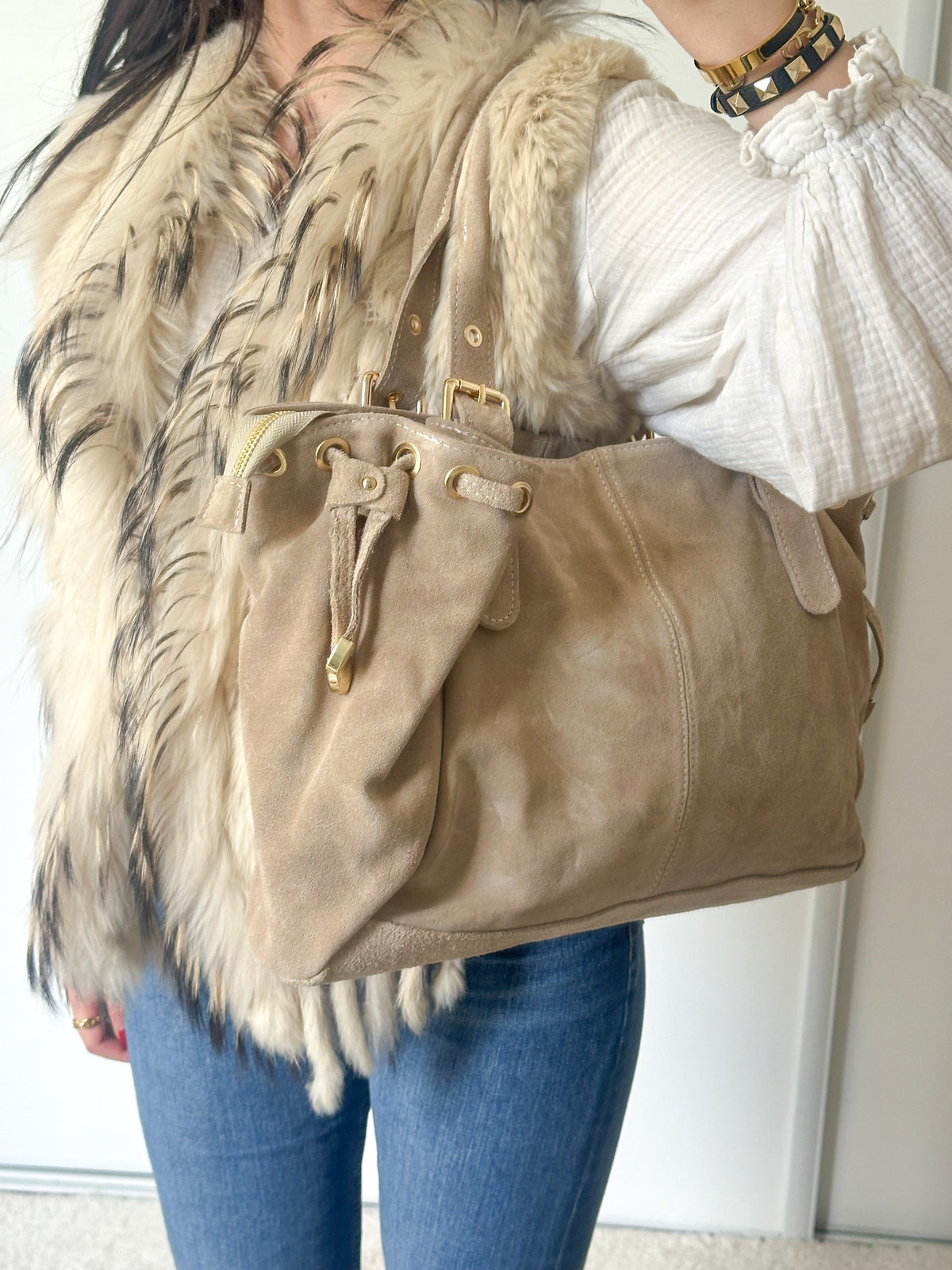 Sac Stockholm L - Taupe clair