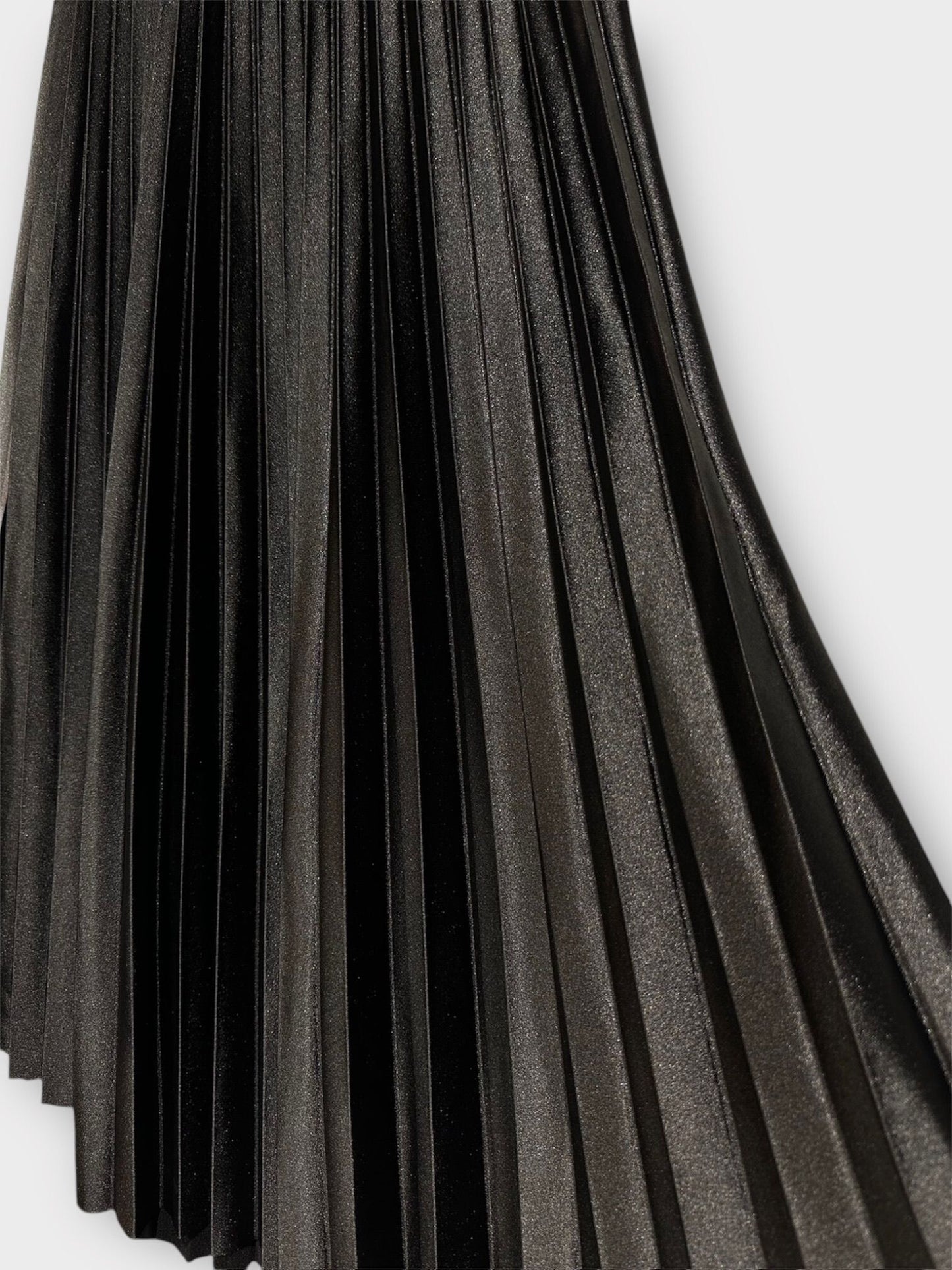 Long pleated skirt