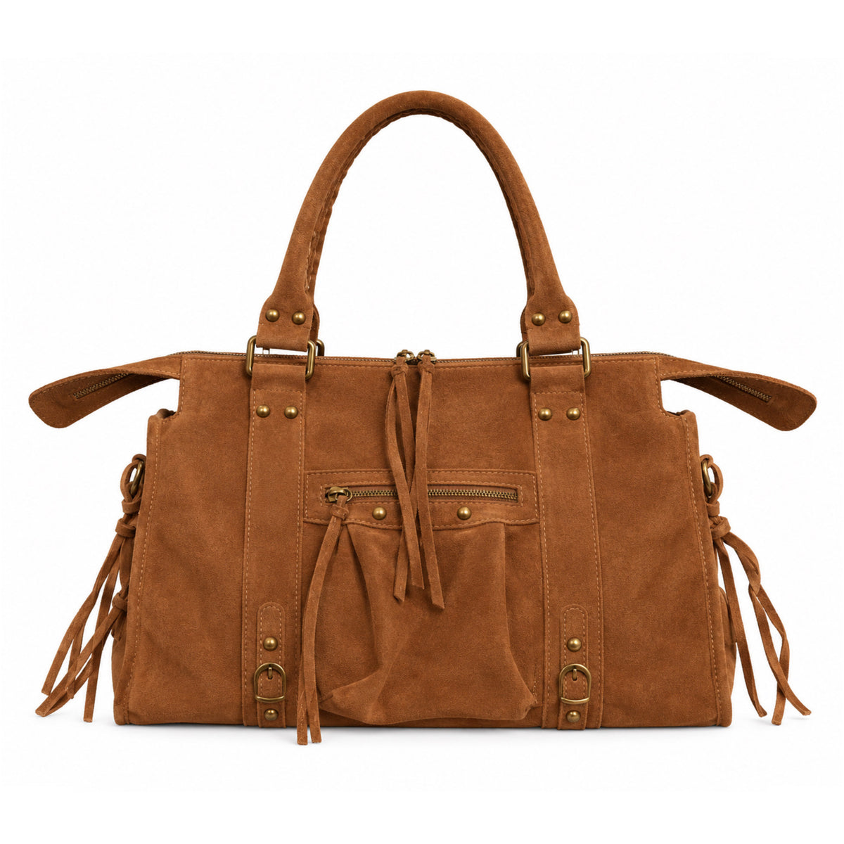 Sac City L - Camel suede