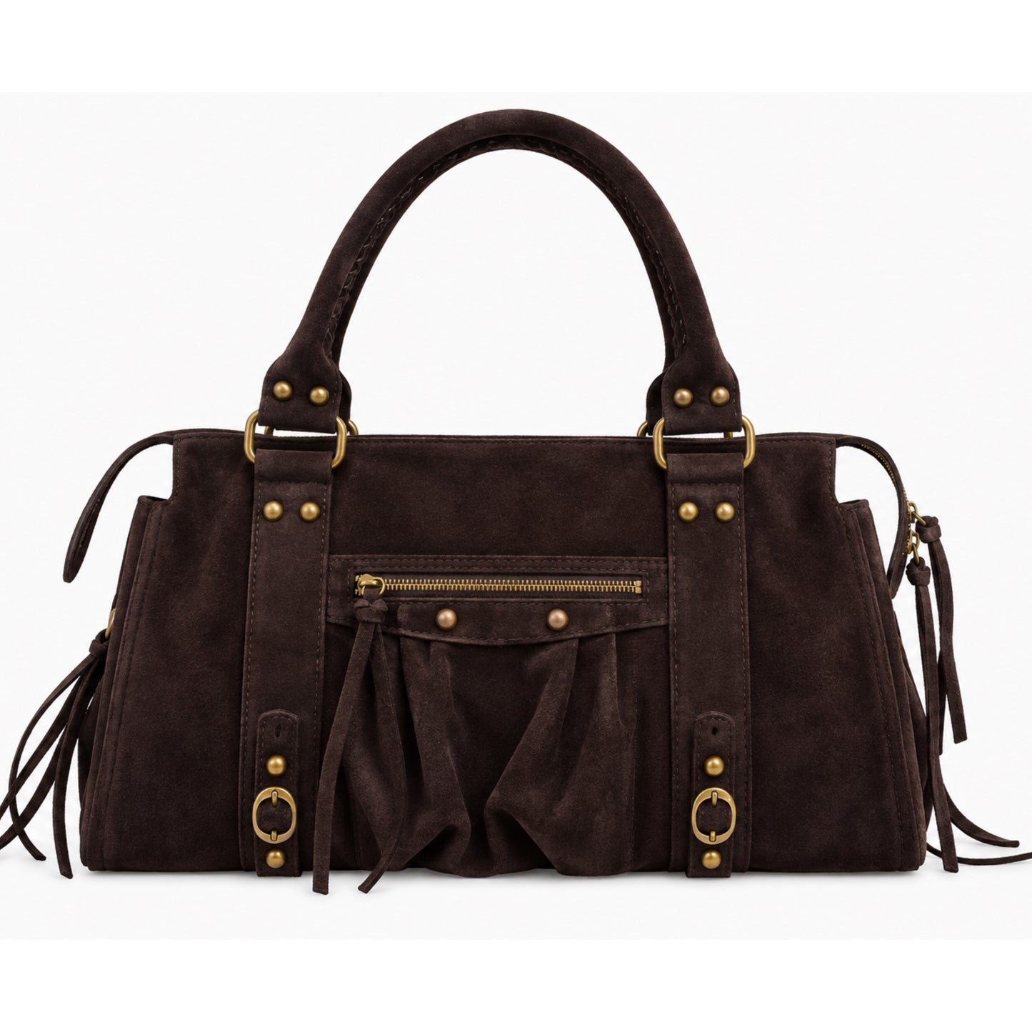 Sac City L - Chocolate Suede