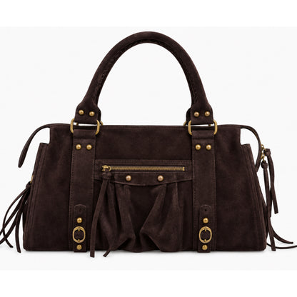 Sac City L - Chocolate Suede