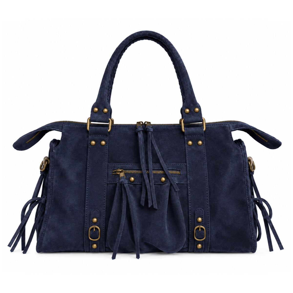 Sac City - Navy blue suede