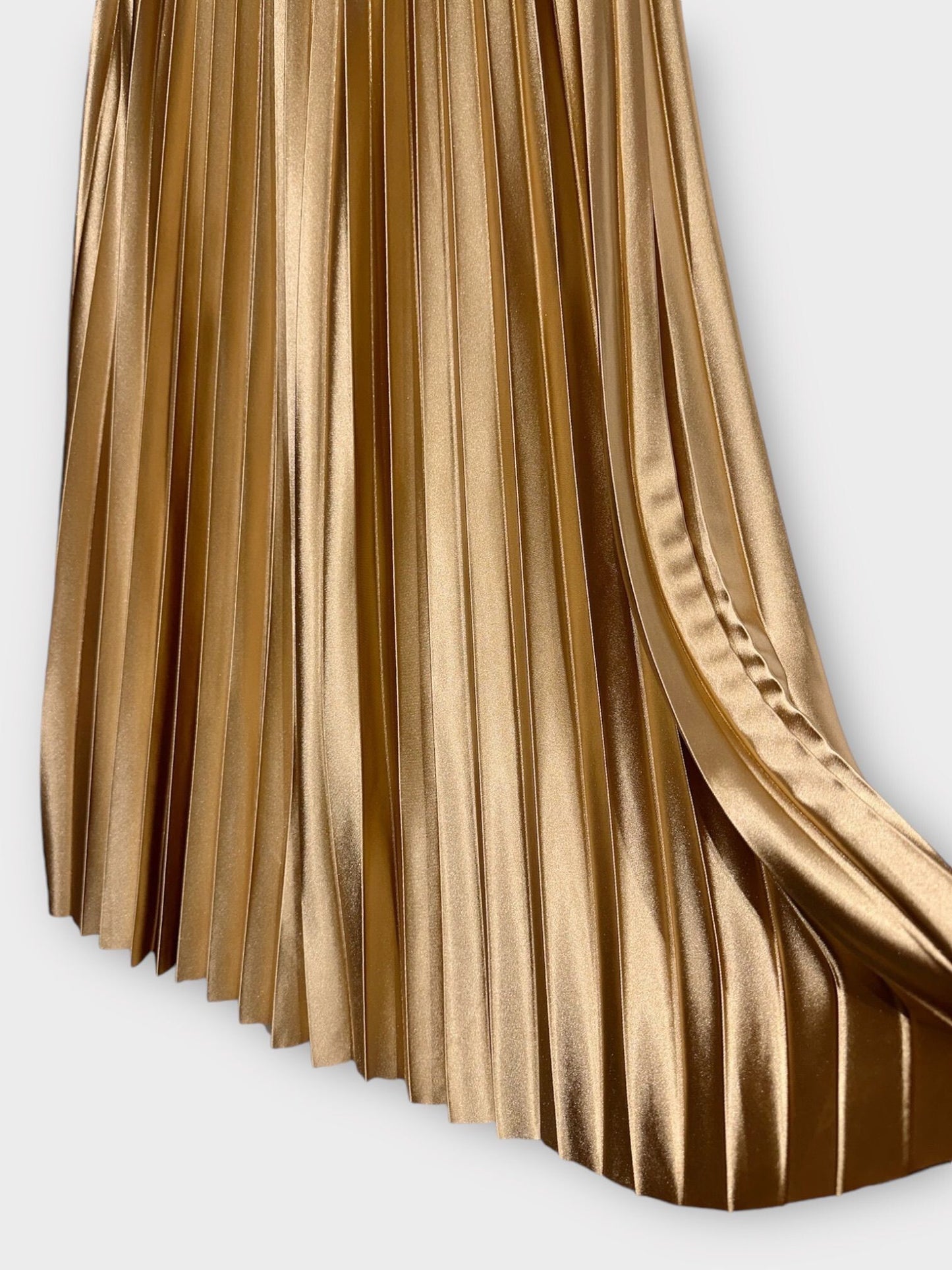 Long pleated skirt