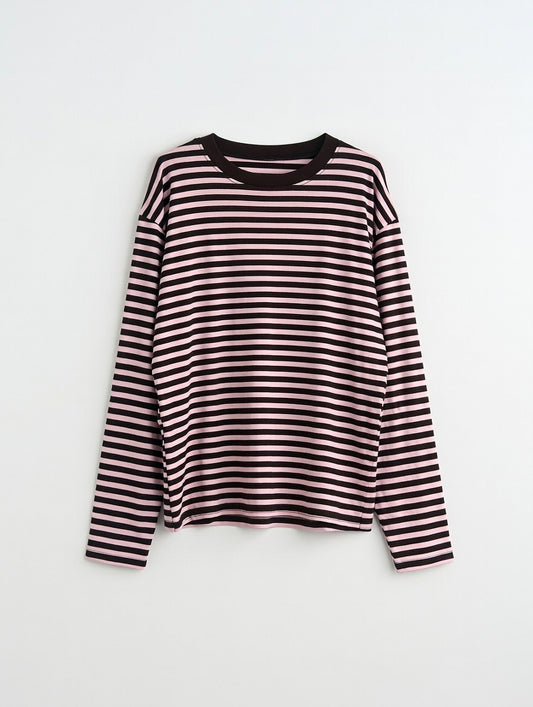 T-shirt Lola Marron/rose