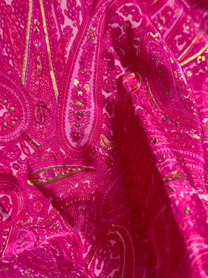 Robe bohème - Rose fluo