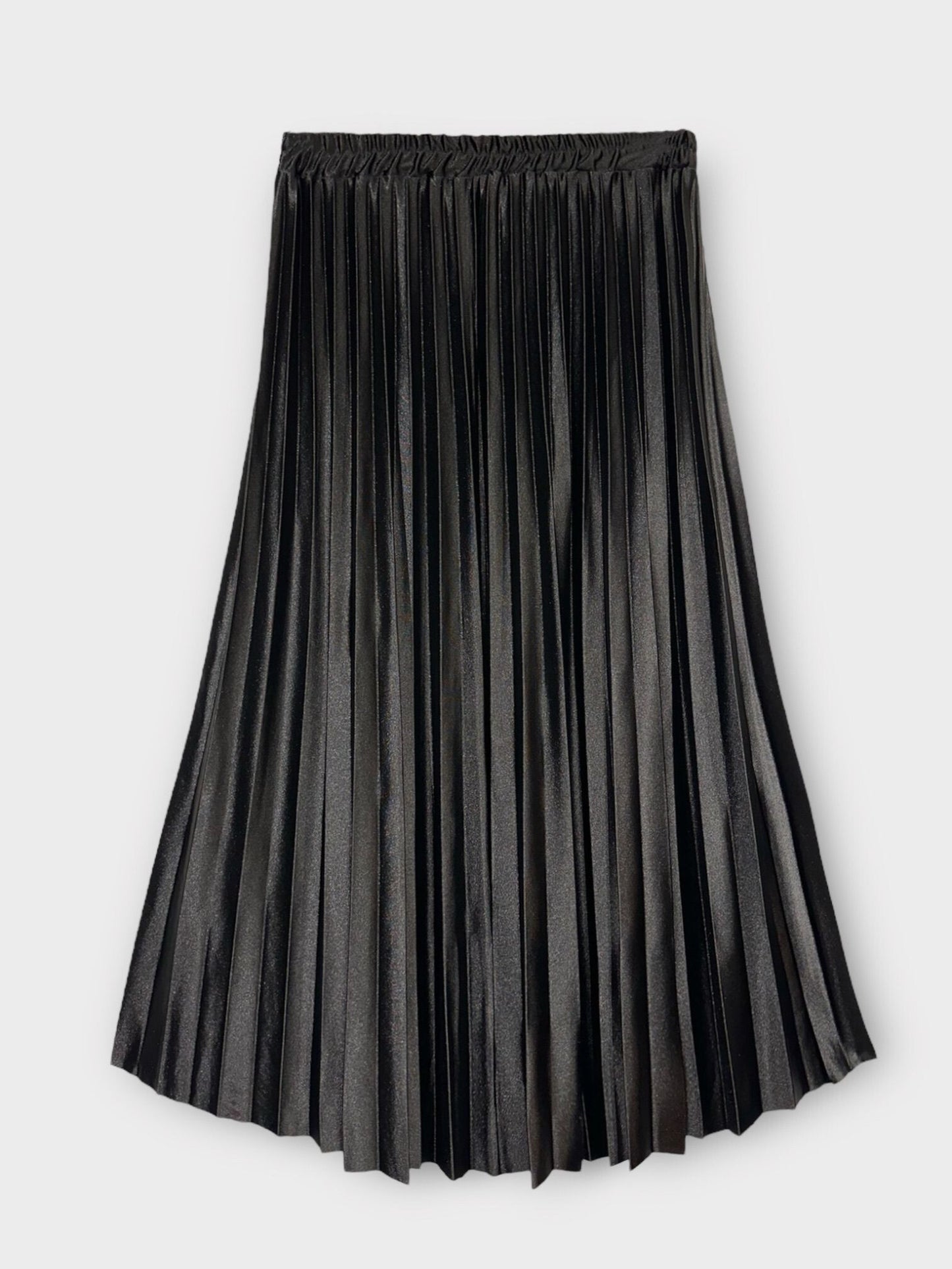 Long pleated skirt