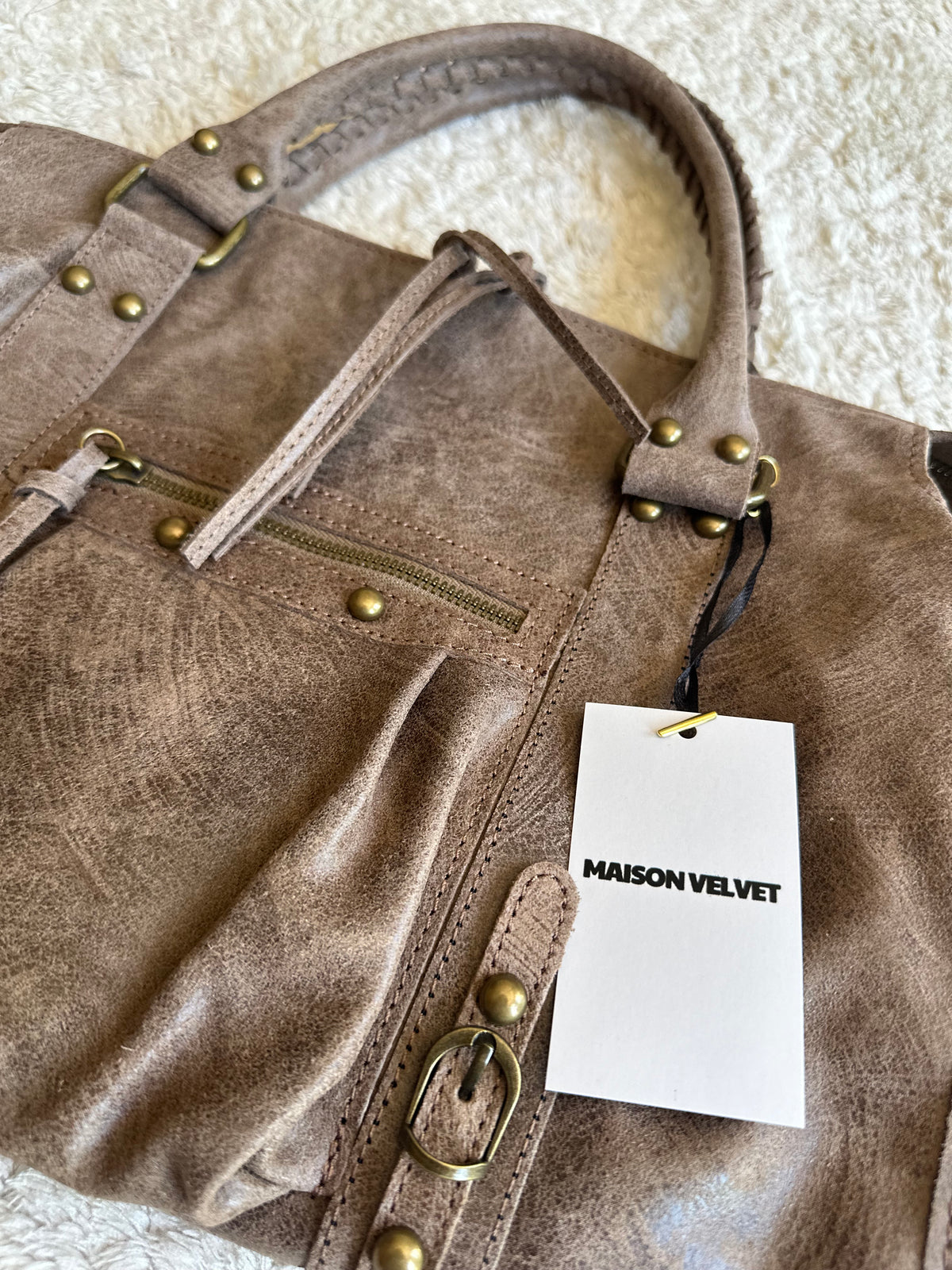 City bag L - taupe