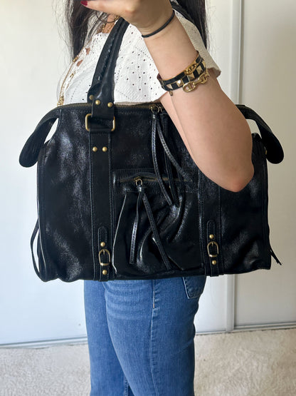 Sac City L - Noir irisé