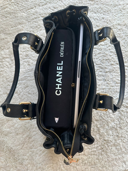 Stockholm L Bag - Grained Black