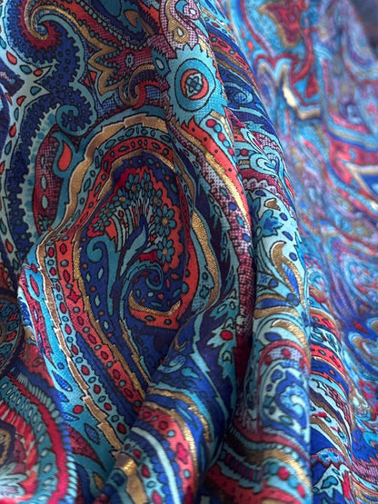 Robe Maia - Bleu / rouge