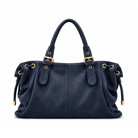 Sac Stockholm L - Bleu marine grainé