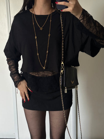 Top Lacie - Noir