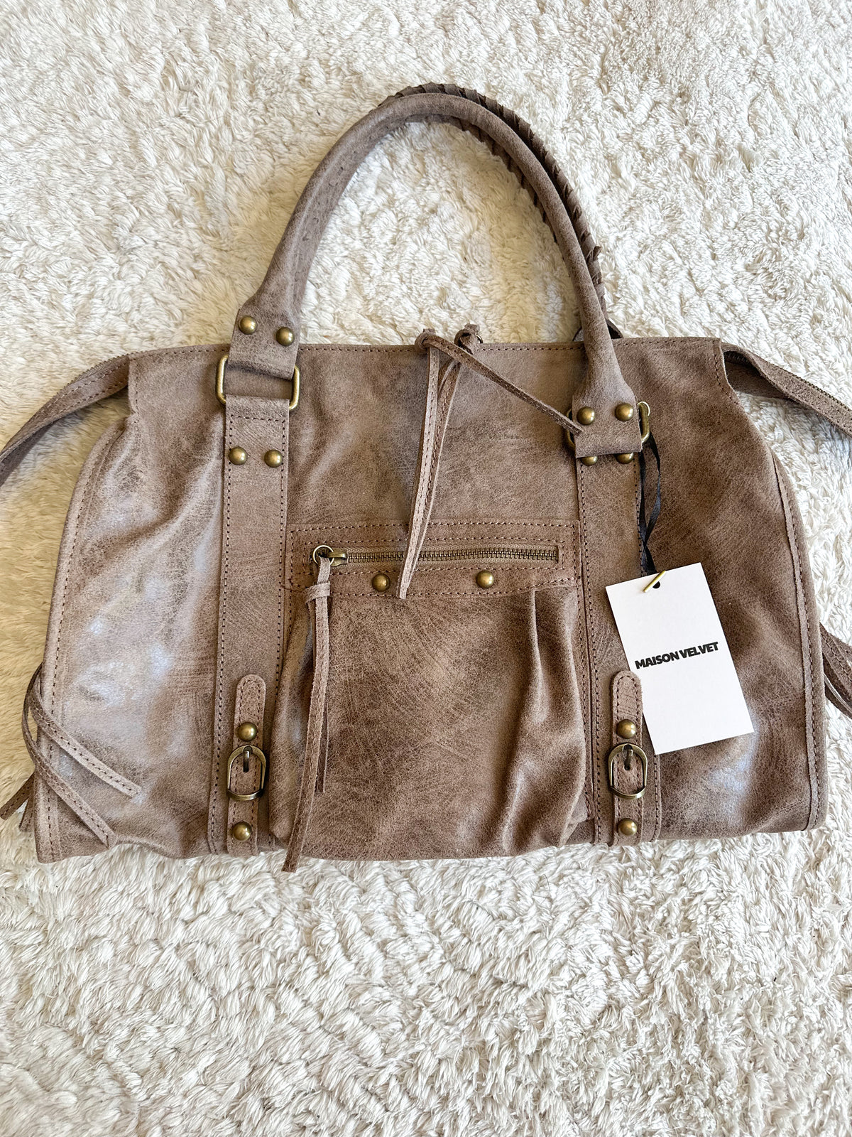 City bag L - taupe