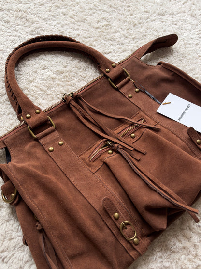 Sac City L - brown suede