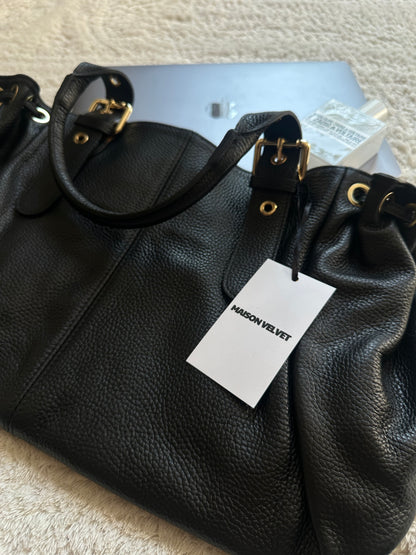 Stockholm L Bag - Grained Black