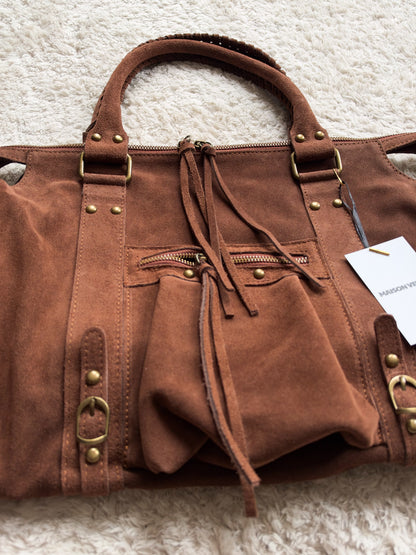 Sac City L - brown suede