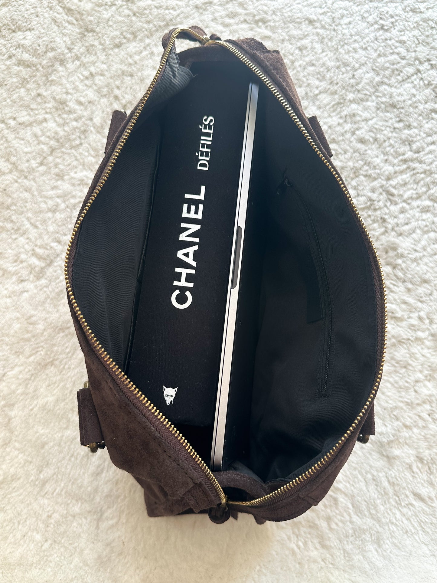 Sac City L - Chocolate Suede