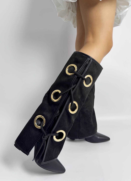 Bottes guêtres rock