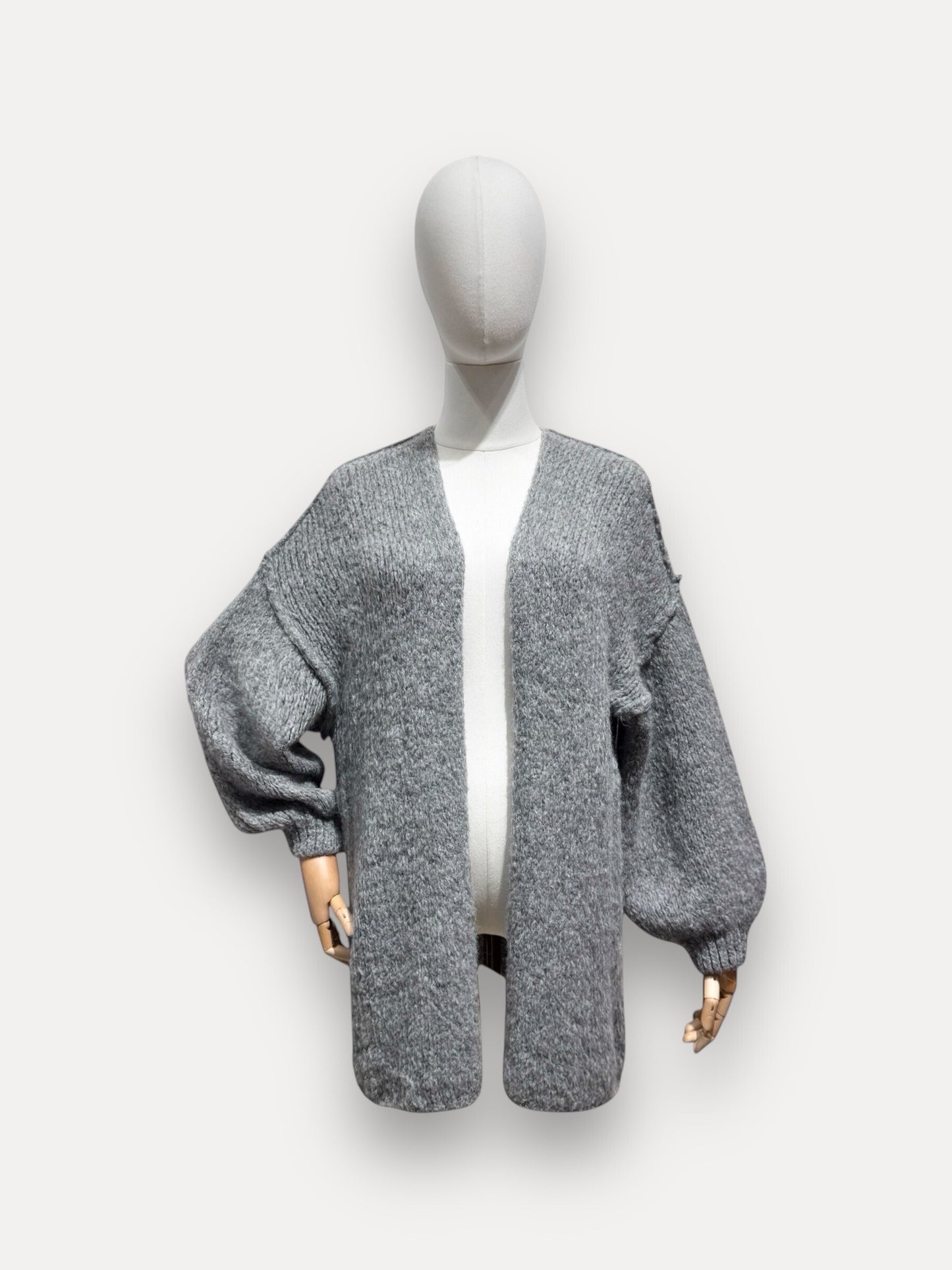 Gilet en maille oversize