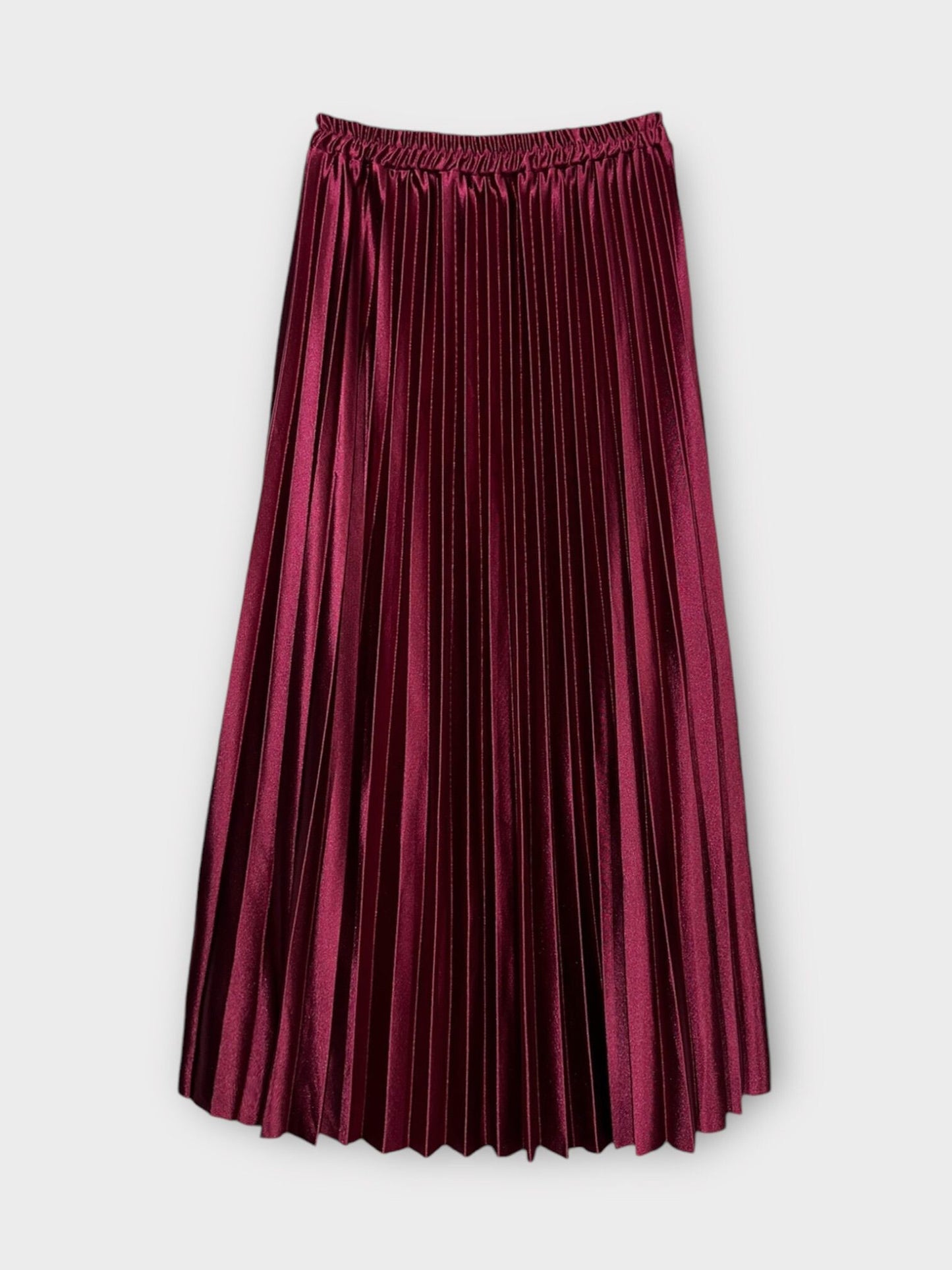 Long pleated skirt