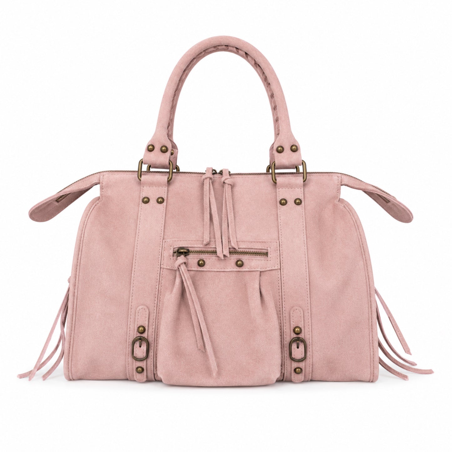 Tas City L - Roze suède