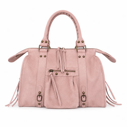 Tas City L - Roze suède