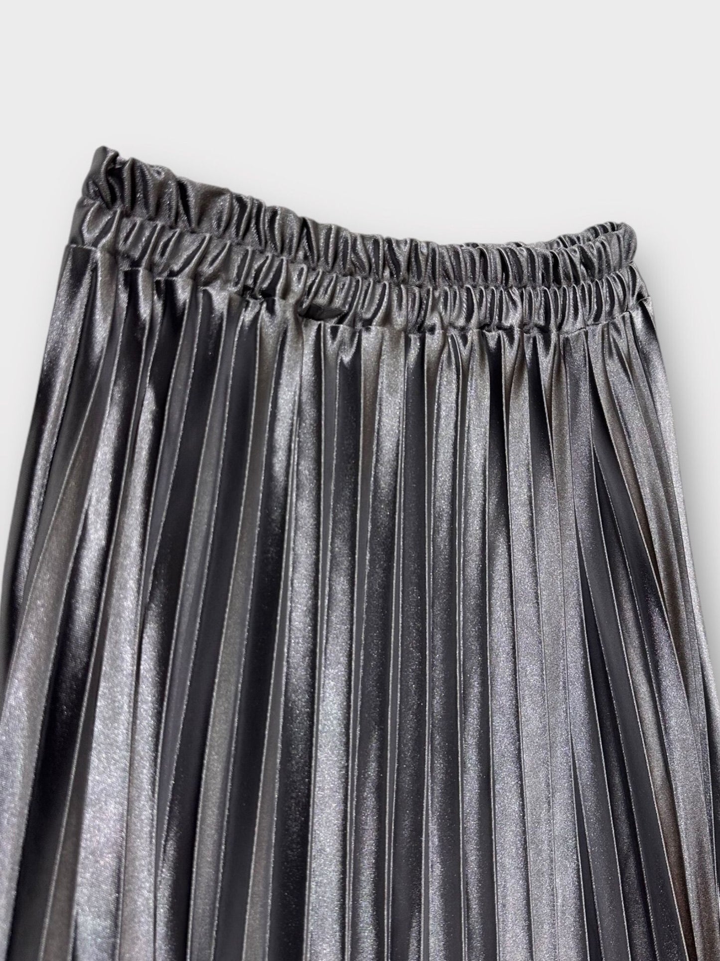 Long pleated skirt